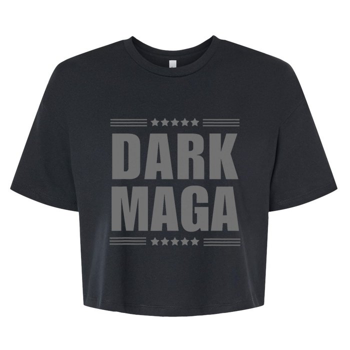 Funny Dark Maga 2024 Maga New! Dark Maga Bella+Canvas Jersey Crop Tee