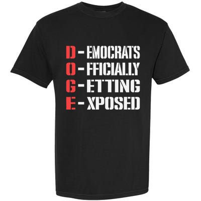 Funny Doge Meaning Government Corruption Exposed Garment-Dyed Heavyweight T-Shirt