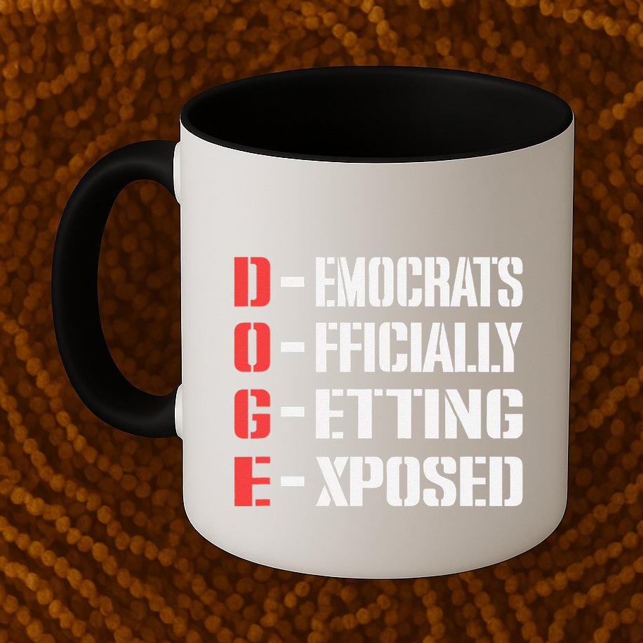 Funny Doge Meaning Government Corruption Exposed Mug