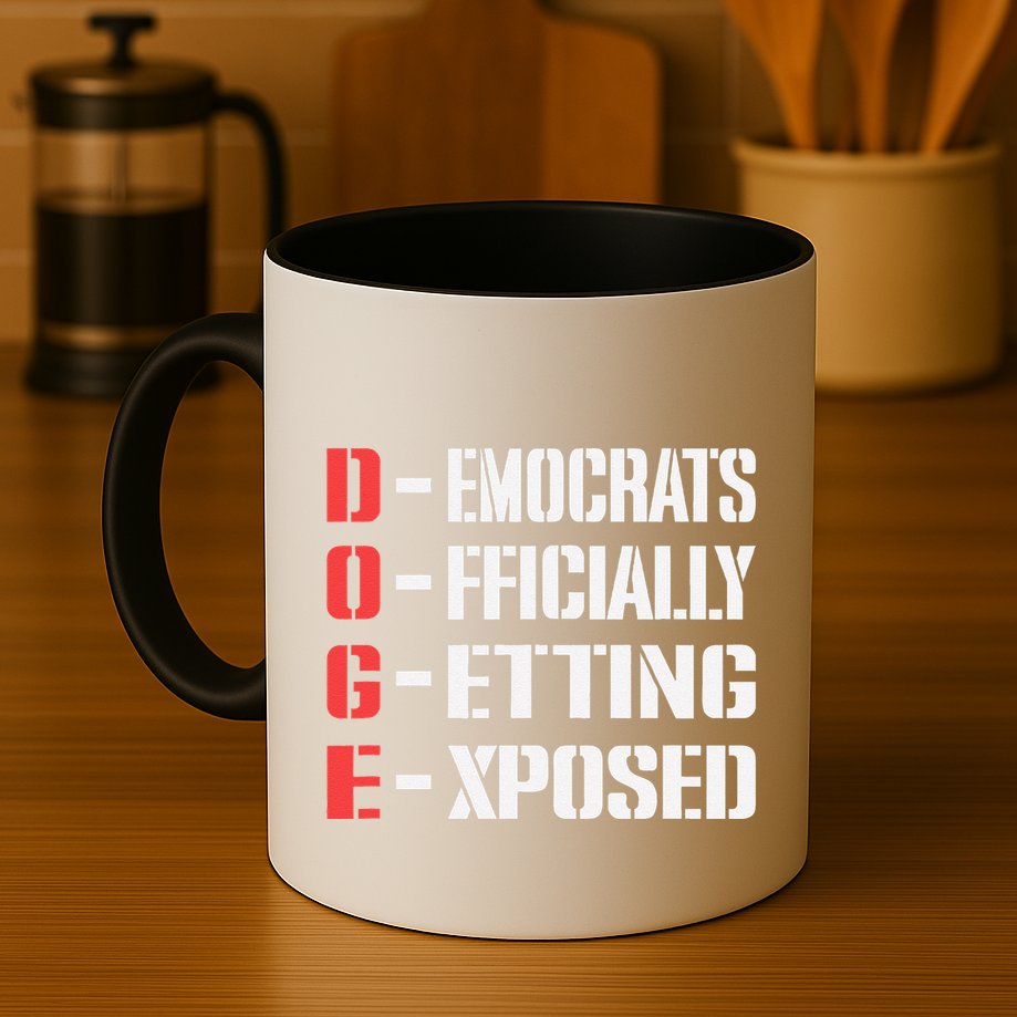 Funny Doge Meaning Government Corruption Exposed Mug