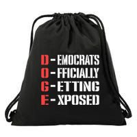 Funny Doge Meaning Government Corruption Exposed Drawstring Bag