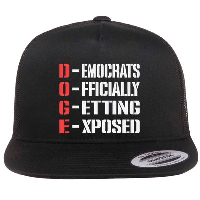 Funny Doge Meaning Government Corruption Exposed Flatbill Hat