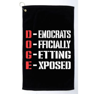 Funny Doge Meaning Government Corruption Exposed Golf Towel