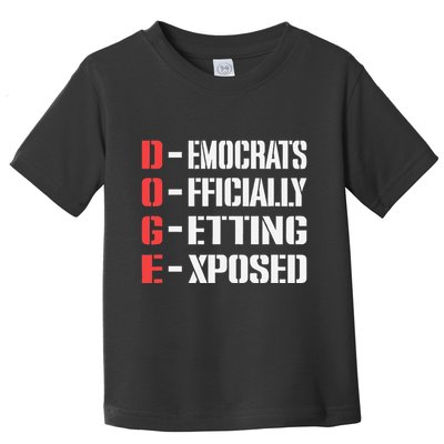 Funny Doge Meaning Government Corruption Exposed Toddler T-Shirt