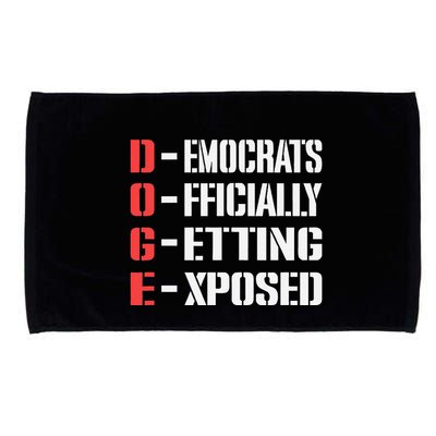 Funny Doge Meaning Government Corruption Exposed Microfiber Hand Towel