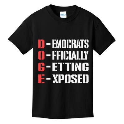 Funny Doge Meaning Government Corruption Exposed Kids T-Shirt