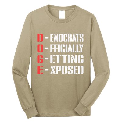 Funny Doge Meaning Government Corruption Exposed Long Sleeve Shirt