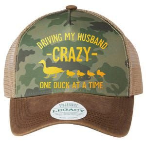 Funny Duck Mama Art For Wife Women Duck Themed Duck Lover Legacy Tie Dye Trucker Hat