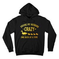 Funny Duck Mama Art For Wife Women Duck Themed Duck Lover Tall Hoodie