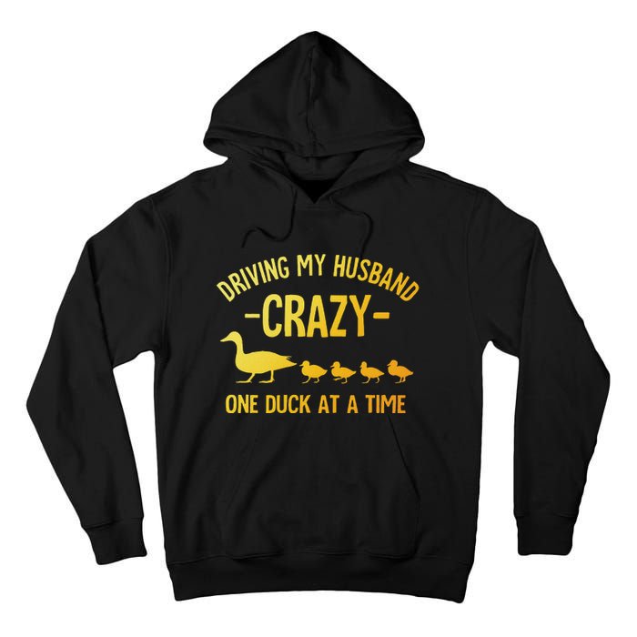 Funny Duck Mama Art For Wife Women Duck Themed Duck Lover Tall Hoodie