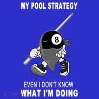 Father's Day My Pool Strategy Funny Billiards Pool Player Gift For Dad Visor