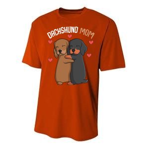 Funny Dachshund Mom Weenie Gift Performance Sprint T-Shirt