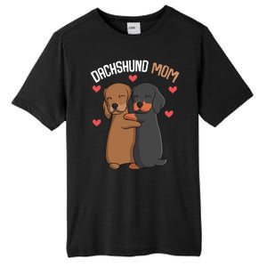 Funny Dachshund Mom Weenie Gift Tall Fusion ChromaSoft Performance T-Shirt