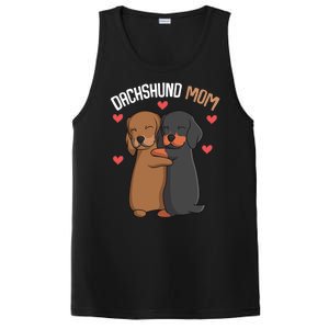 Funny Dachshund Mom Weenie Gift PosiCharge Competitor Tank