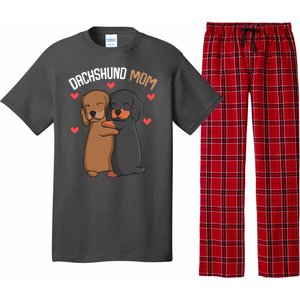 Funny Dachshund Mom Weenie Gift Pajama Set