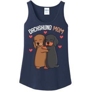 Funny Dachshund Mom Weenie Gift Ladies Essential Tank