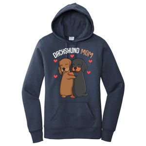 Funny Dachshund Mom Weenie Gift Women's Pullover Hoodie