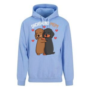 Funny Dachshund Mom Weenie Gift Unisex Surf Hoodie