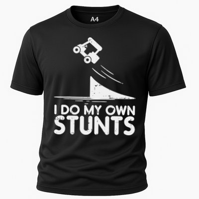 Funny Do My Own Stunts Golf Cart Driver Golfing Lover Performance Shirt