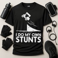 Funny Do My Own Stunts Golf Cart Driver Golfing Lover Performance Shirt