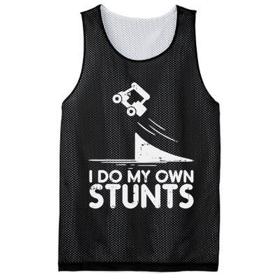 Funny Do My Own Stunts Golf Cart Driver Golfing Lover Mesh Reversible Basketball Jersey Tank