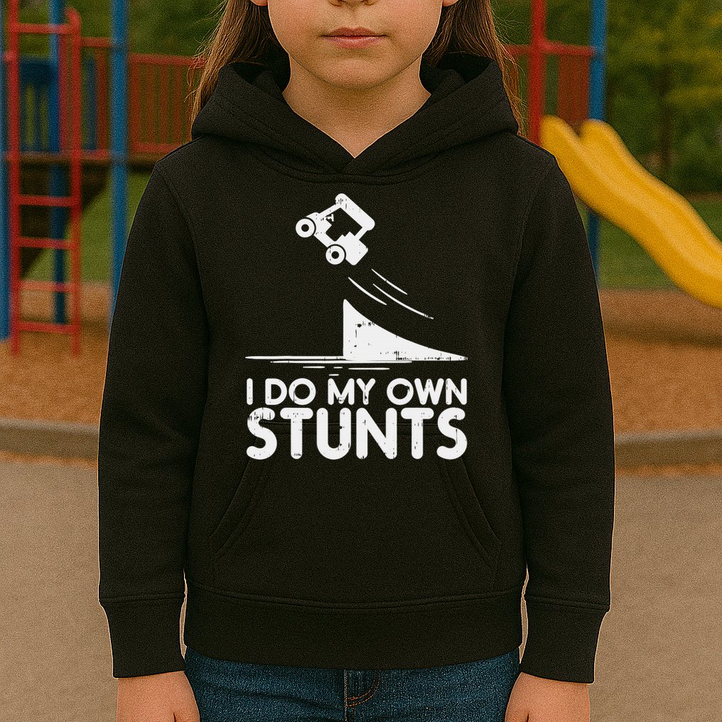 Funny Do My Own Stunts Golf Cart Driver Golfing Lover Kids Hoodie