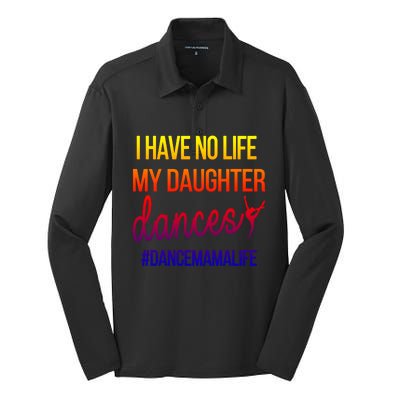 Funny Dance Mama Dance Mom Of A Dancer Mom Gift Silk Touch Performance Long Sleeve Polo