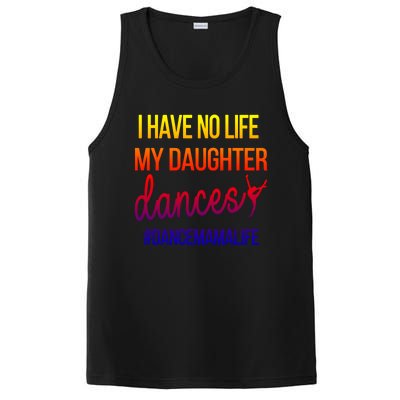 Funny Dance Mama Dance Mom Of A Dancer Mom Gift PosiCharge Competitor Tank