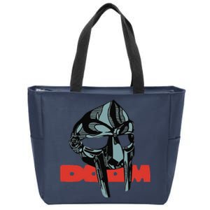 Funny Doom Mask All Caps Madvillain Mf Zip Tote Bag