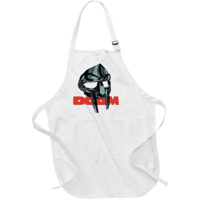 Funny Doom Mask All Caps Madvillain Mf Full-Length Apron With Pockets