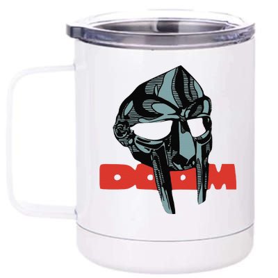 Funny Doom Mask All Caps Madvillain Mf 12 oz Stainless Steel Tumbler Cup