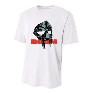 Funny Doom Mask All Caps Madvillain Mf Youth Performance Sprint T-Shirt