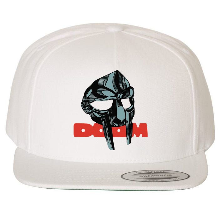 Funny Doom Mask All Caps Madvillain Mf Wool Snapback Cap