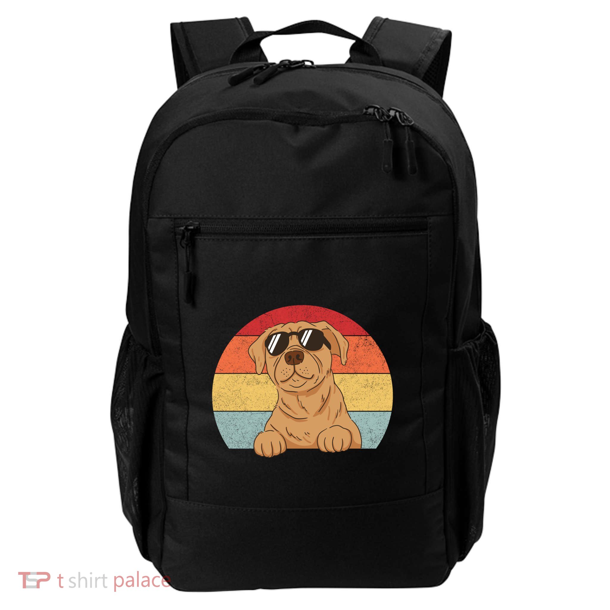 Funny Dog Mom Squad Dog Owner Life Loyal Companion Dog Vibes Funny Gift Daily Commute Backpack