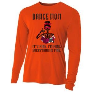 Funny Dance Mom Dancing Mother Of A Dancer Mama Gift Cooling Performance Long Sleeve Crew