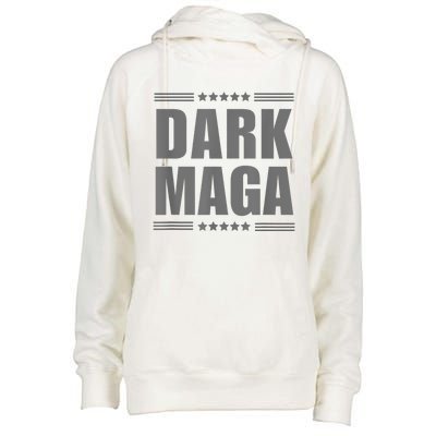 Funny Dark Maga 2024 Maga New! Dark Maga Womens Funnel Neck Pullover Hood