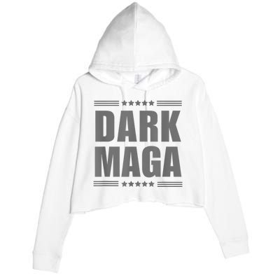 Funny Dark Maga 2024 Maga New! Dark Maga Crop Fleece Hoodie