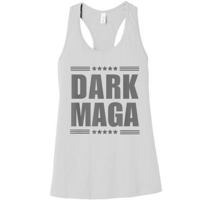 Funny Dark Maga 2024 Maga New! Dark Maga Women's Racerback Tank