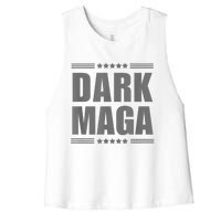 Funny Dark Maga 2024 Maga New! Dark Maga Women's Racerback Cropped Tank