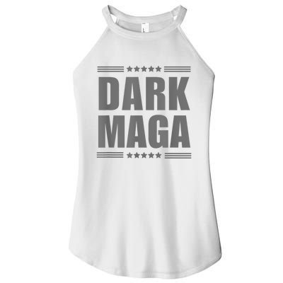 Funny Dark Maga 2024 Maga New! Dark Maga Women's Perfect Tri Rocker Tank