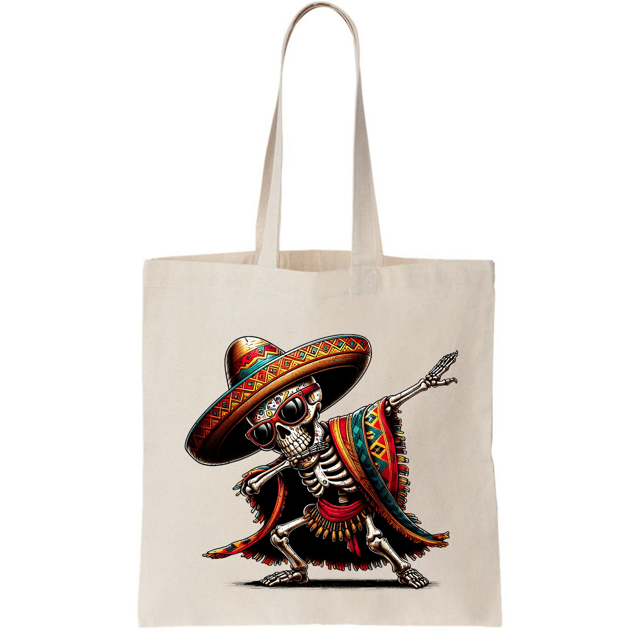 Funny Dabbing Mexican Skeleton Poncho Cinco De Mayo Bag