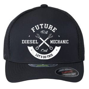 Future Diesel Mechanic Diesel Truck Gift Idea Flexfit Unipanel Trucker Cap