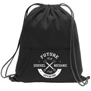 Future Diesel Mechanic Diesel Truck Gift Idea Sweatshirt Cinch Pack Bag