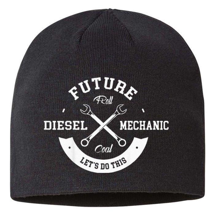 Future Diesel Mechanic Diesel Truck Gift Idea Sustainable Beanie