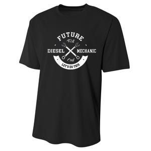 Future Diesel Mechanic Diesel Truck Gift Idea Performance Sprint T-Shirt