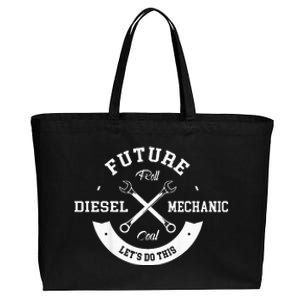 Future Diesel Mechanic Diesel Truck Gift Idea Cotton Canvas Jumbo Tote