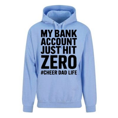 FatherS Day My Bank Account Just Hit Zero Cheer Dad Proud Cute Gift Unisex Surf Hoodie