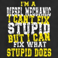 Funny Diesel Mechanic Quote Cool Comfort Performance Bucket Hat