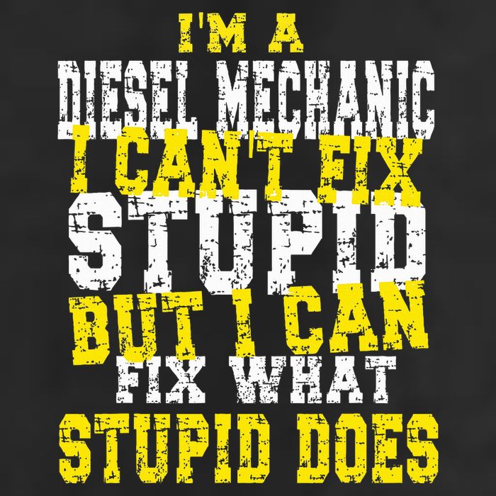 Funny Diesel Mechanic Quote Cool Comfort Performance Bucket Hat