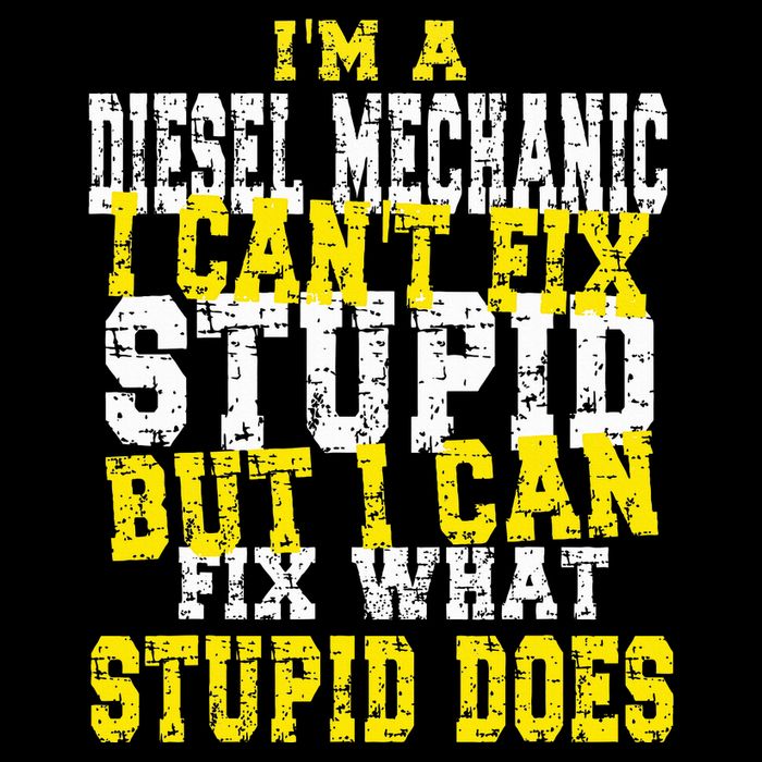 Funny Diesel Mechanic Quote Cooling Performance Crew T-Shirt